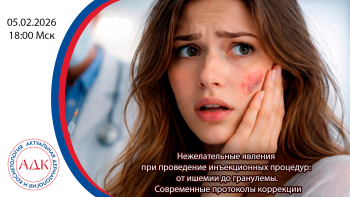 Нежелательные явления при проведение инъекционных процедур: от ишемии до гранулемы. Современные протоколы коррекции