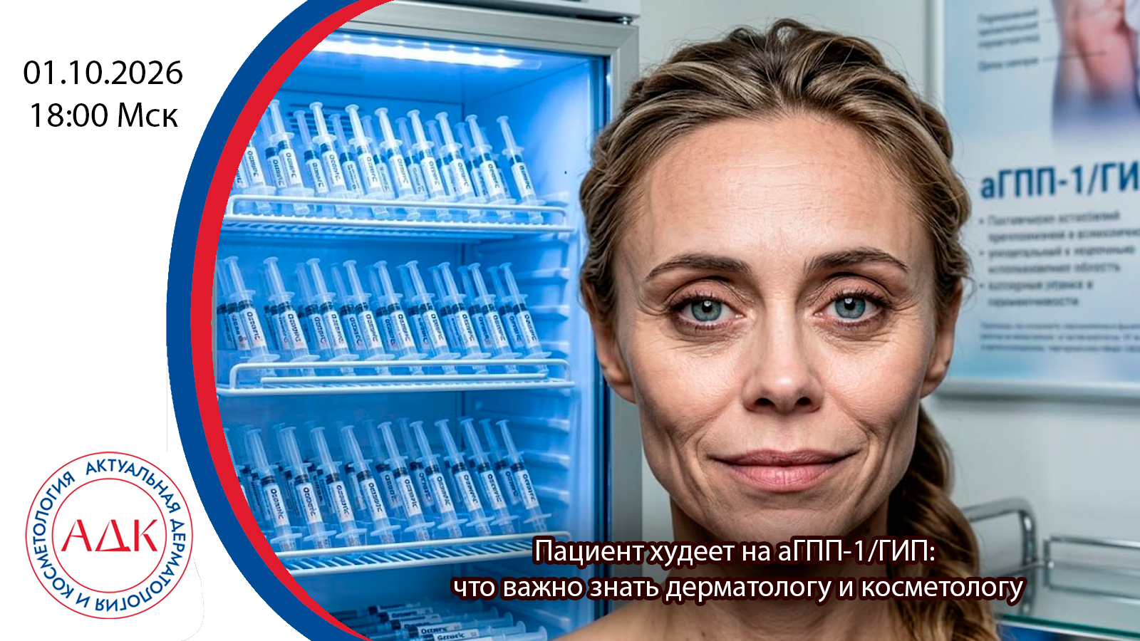Пациент худеет на аГПП-1/ГИП: что важно знать дерматологу и косметологу